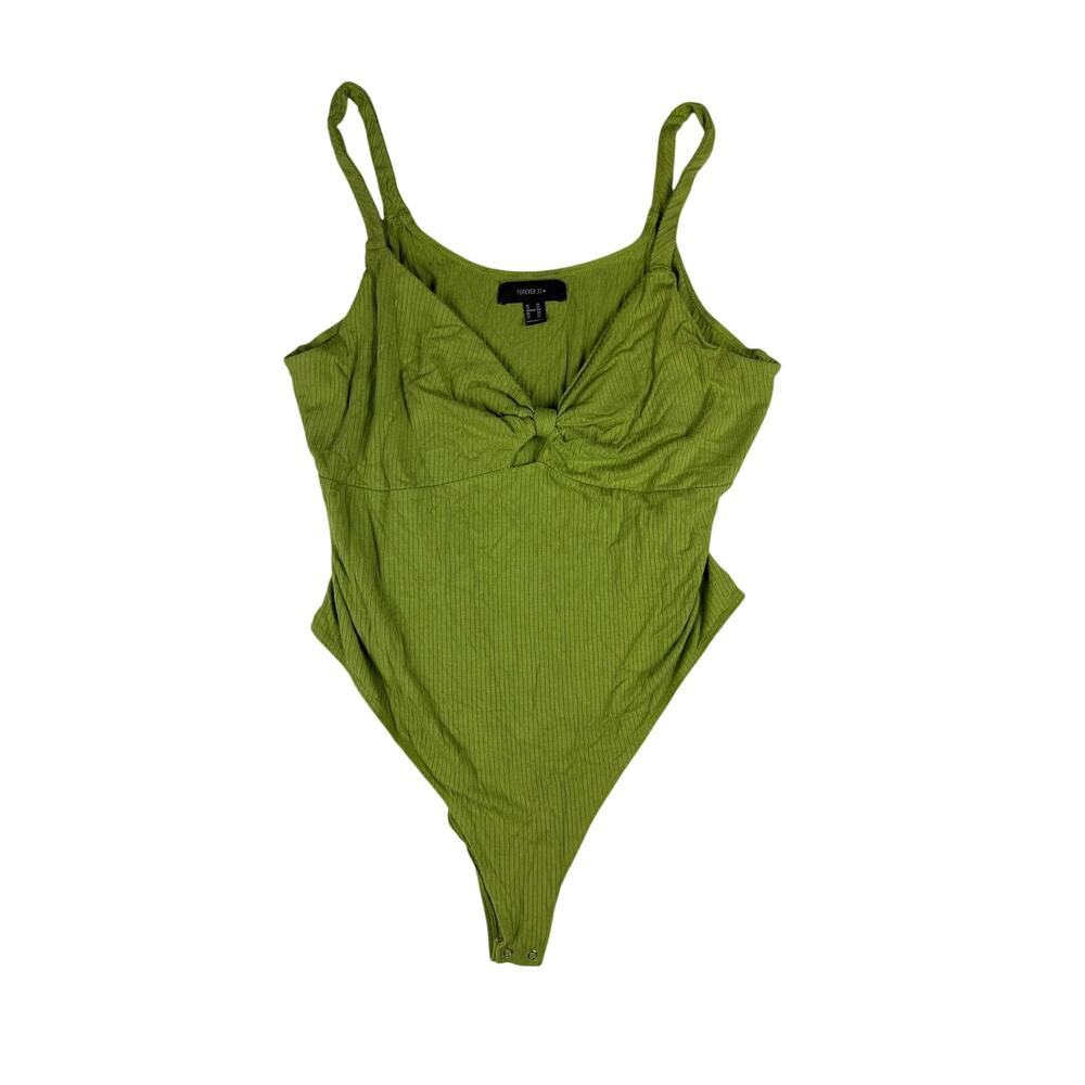 Forever 21 Women's Green Bodysuit - Plus Size 2X